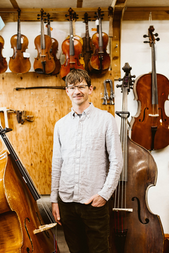 photo of Bellwood Violin owner Will Scharen
